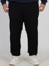 WHATZ Black Jeans in Cotton Spandex Blend for Men