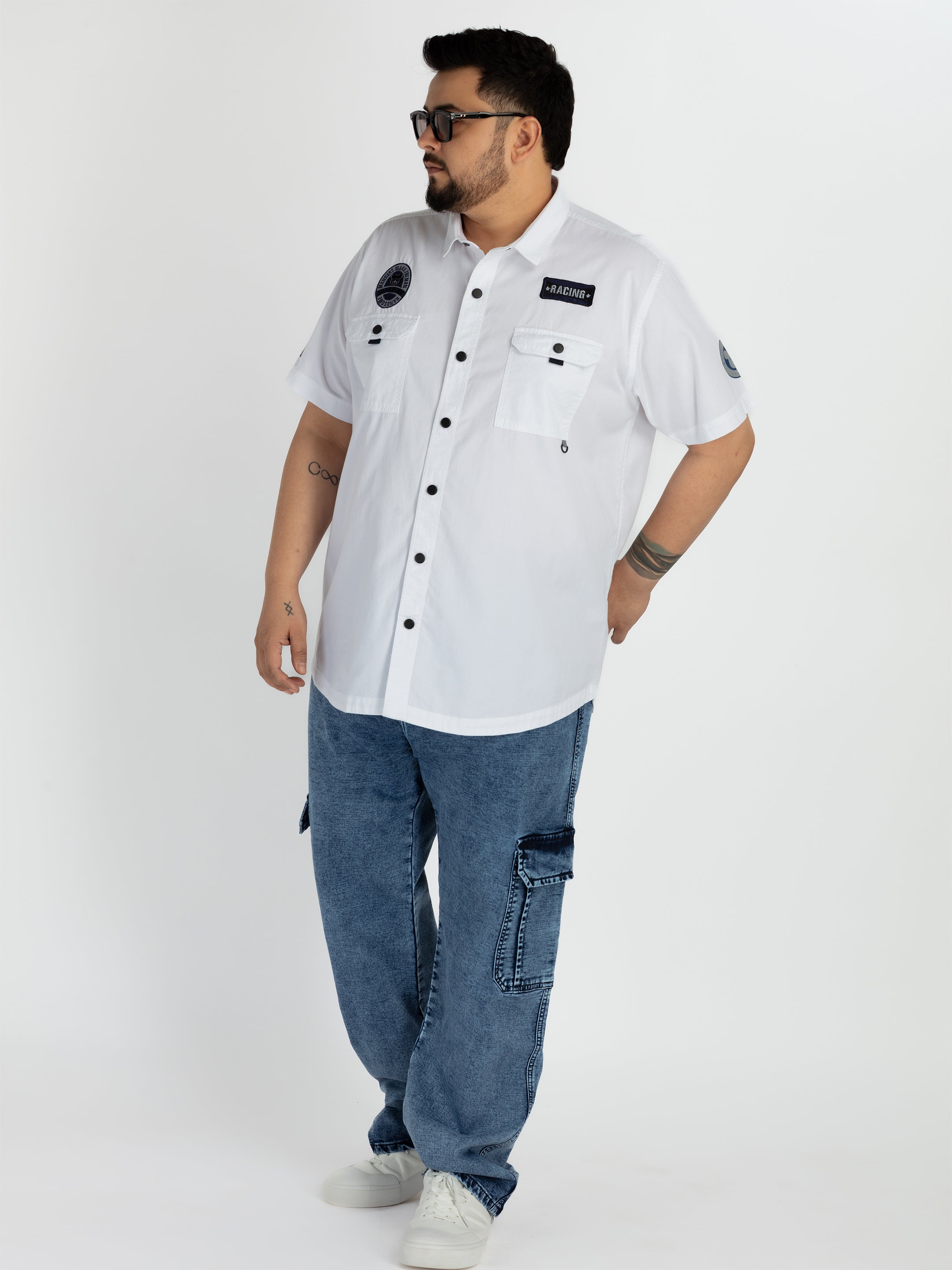 【2plan】Daniel Two Pocket St Half Shirt 2plan】Daniel Two Pocket St Half Shirt シャツ