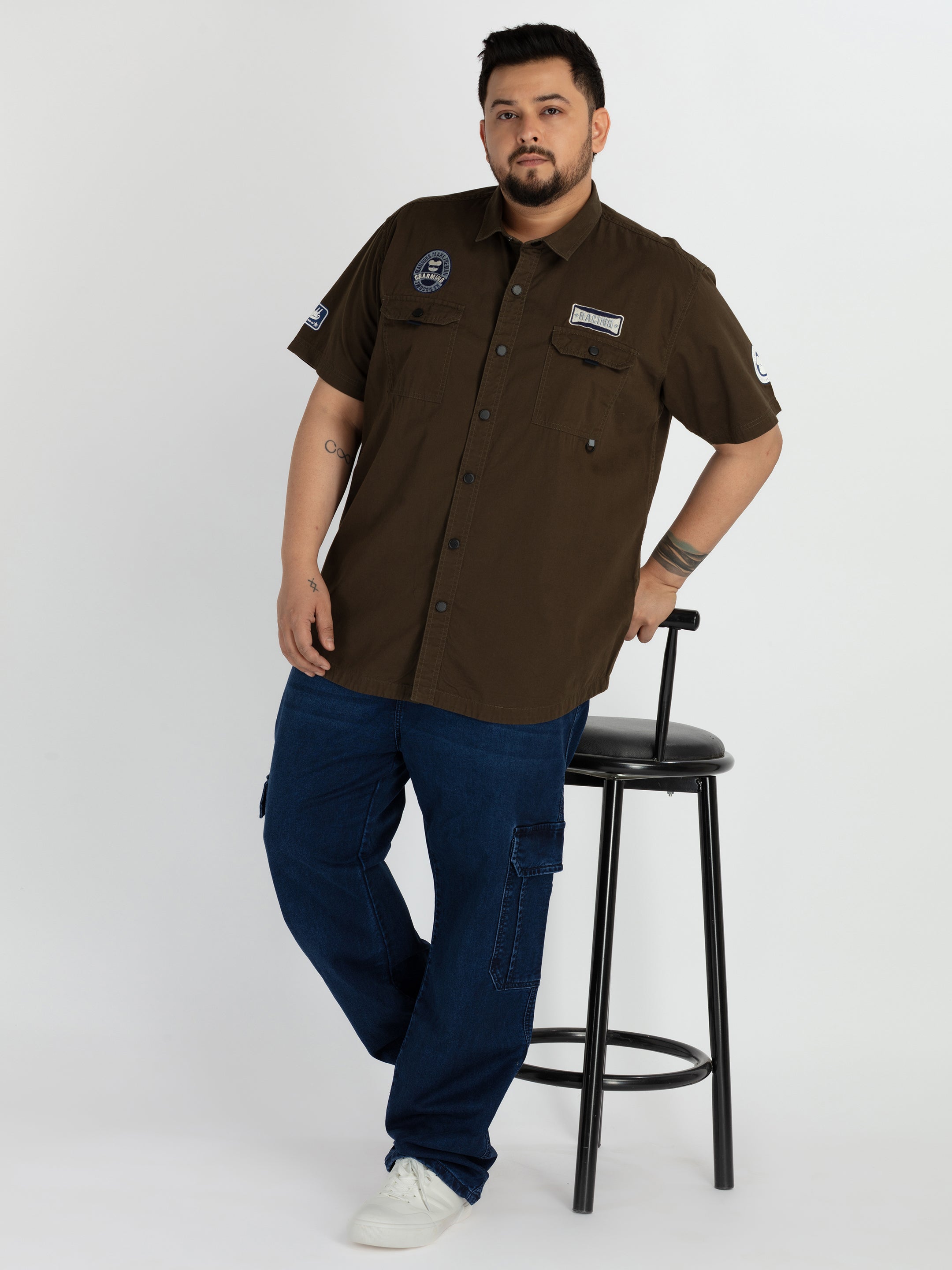 【2plan】Daniel Two Pocket St Half Shirt 2plan】Daniel Two Pocket St Half Shirt シャツ