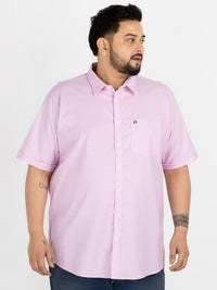 WHATZ Premium Oxford Shirt for Men Half Sleeve
