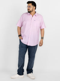 WHATZ Premium Oxford Shirt for Men Half Sleeve