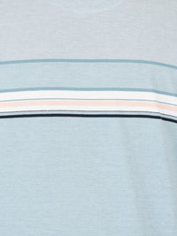 WHATZ Smart Fit Horizontal Stripe Polo T-Shirt for Men