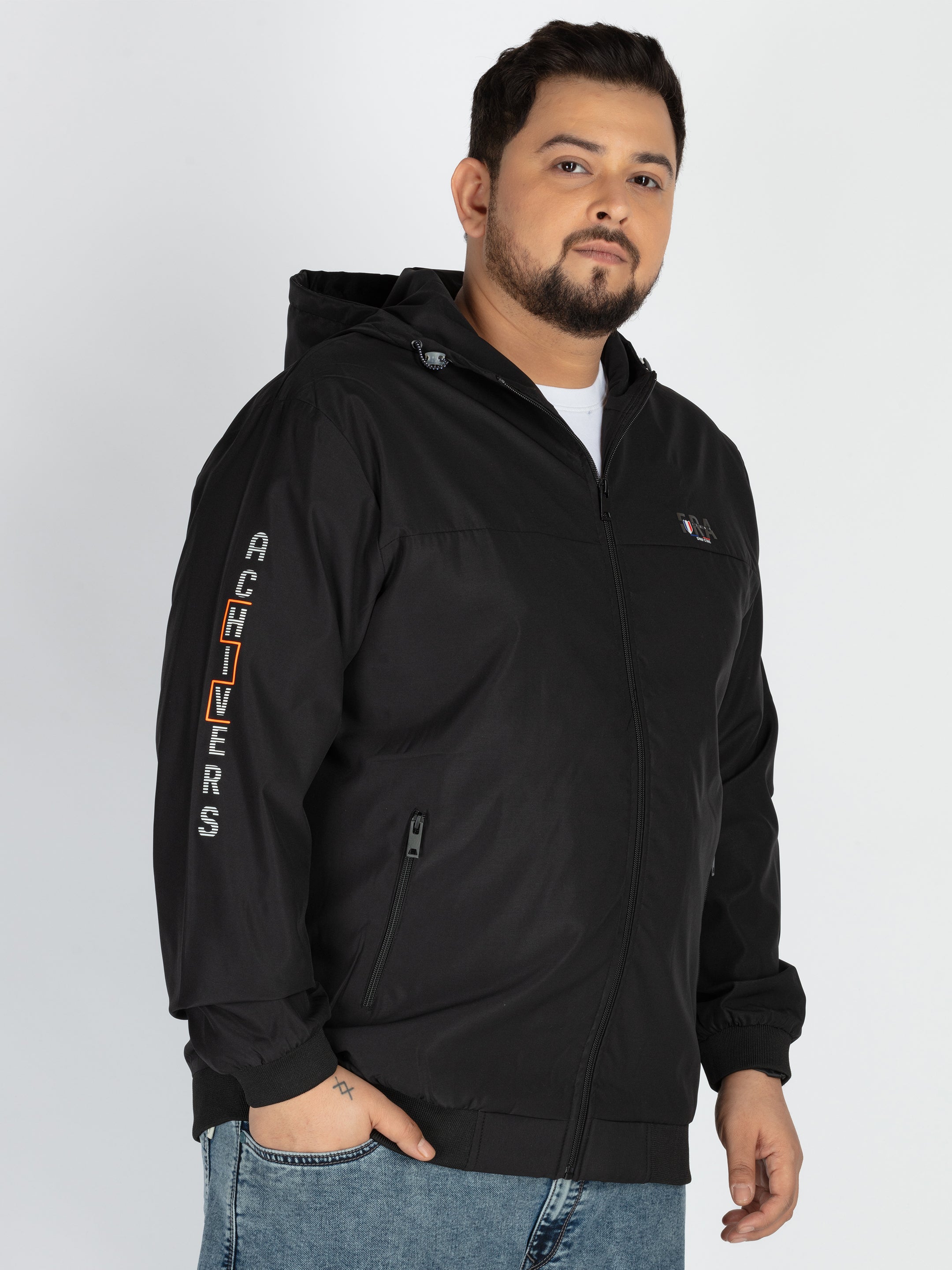 WHATZ Open Front Wind-cheater Jacket For Men – So What Fashion