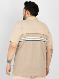 WHATZ Smart Fit Horizontal Stripe Polo T-Shirt for Men