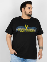 WHATZ Change Nothing Slogan Graphic Round Neck T-Shirt For Men