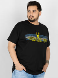 WHATZ Change Nothing Slogan Graphic Round Neck T-Shirt For Men