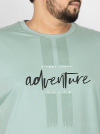 WHATZ Adventure Street Urban Graphic Round Neck T-Shirt for Men