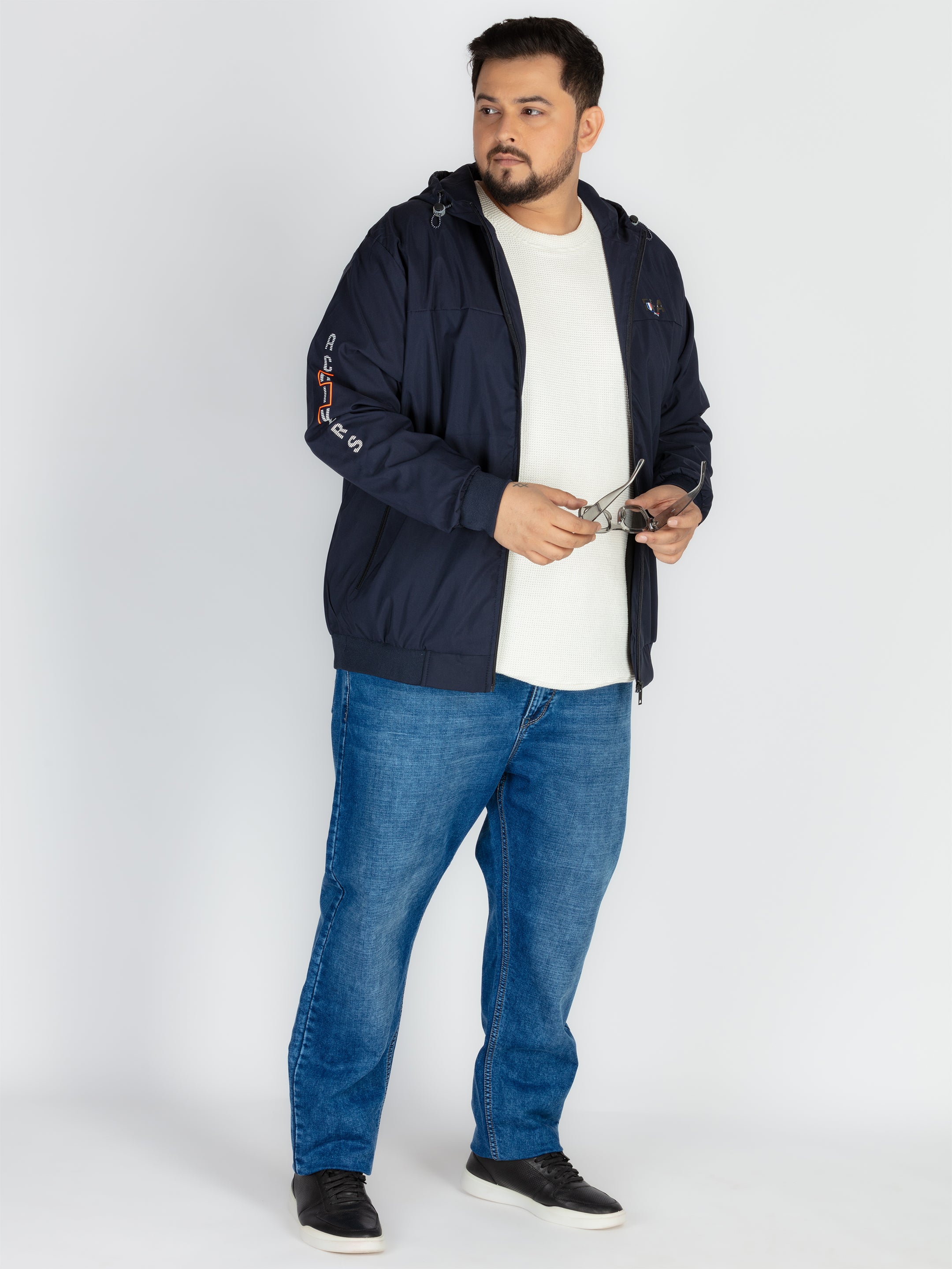 WHATZ Open Front Wind-cheater Jacket For Men – So What Fashion