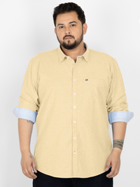 WHATZ Premium Oxford Shirt for Men Full Sleeves