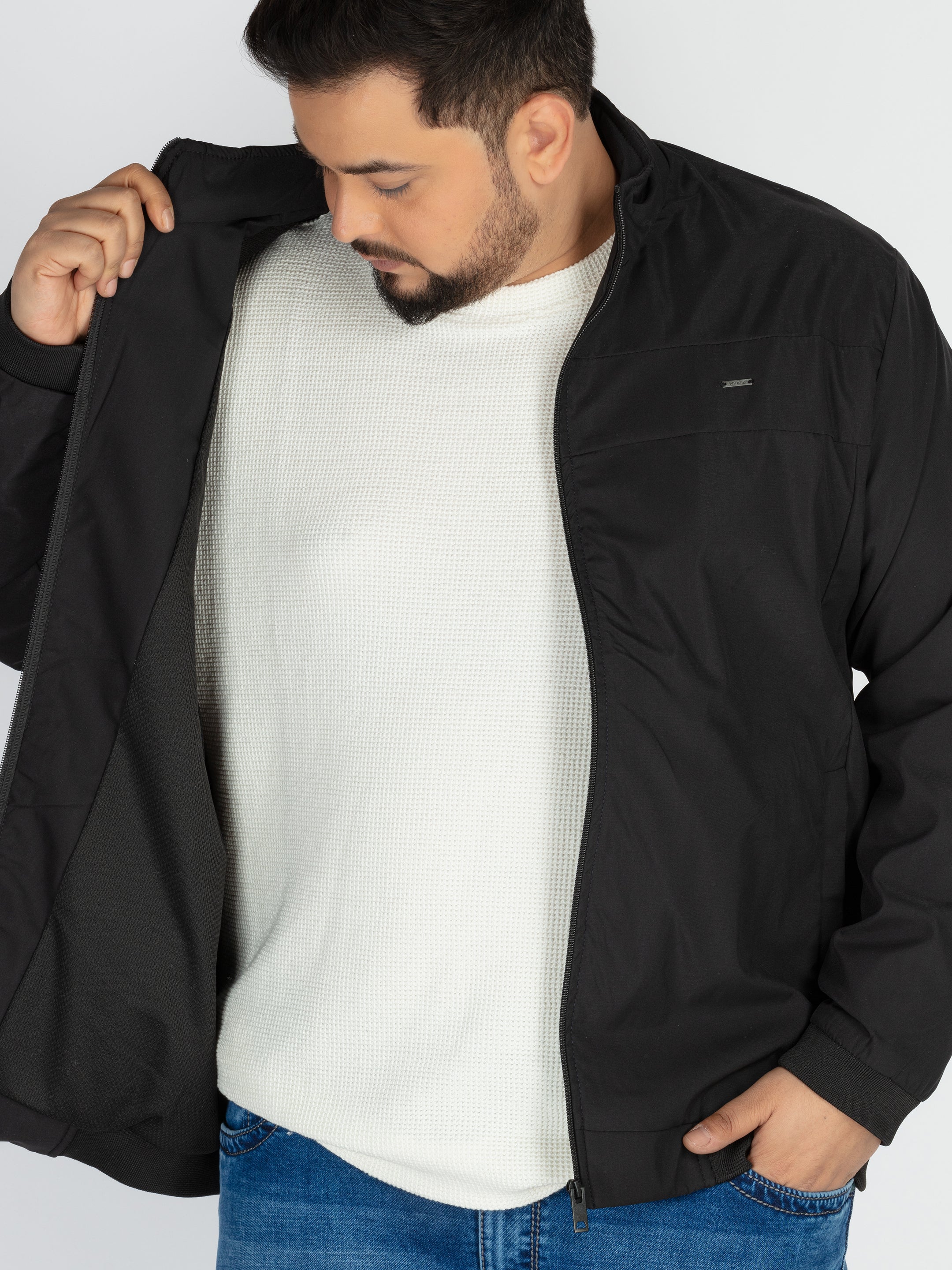 WHATZ Zip Front Windshield Jacket For Men – So What Fashion