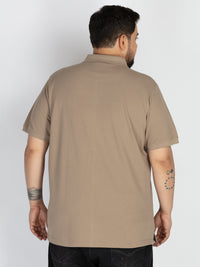 WHATZ Stripe Detail Polo T-shirt For Men