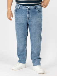 WHATZ Contemporary Indigo Wash Denim Jeans for Men