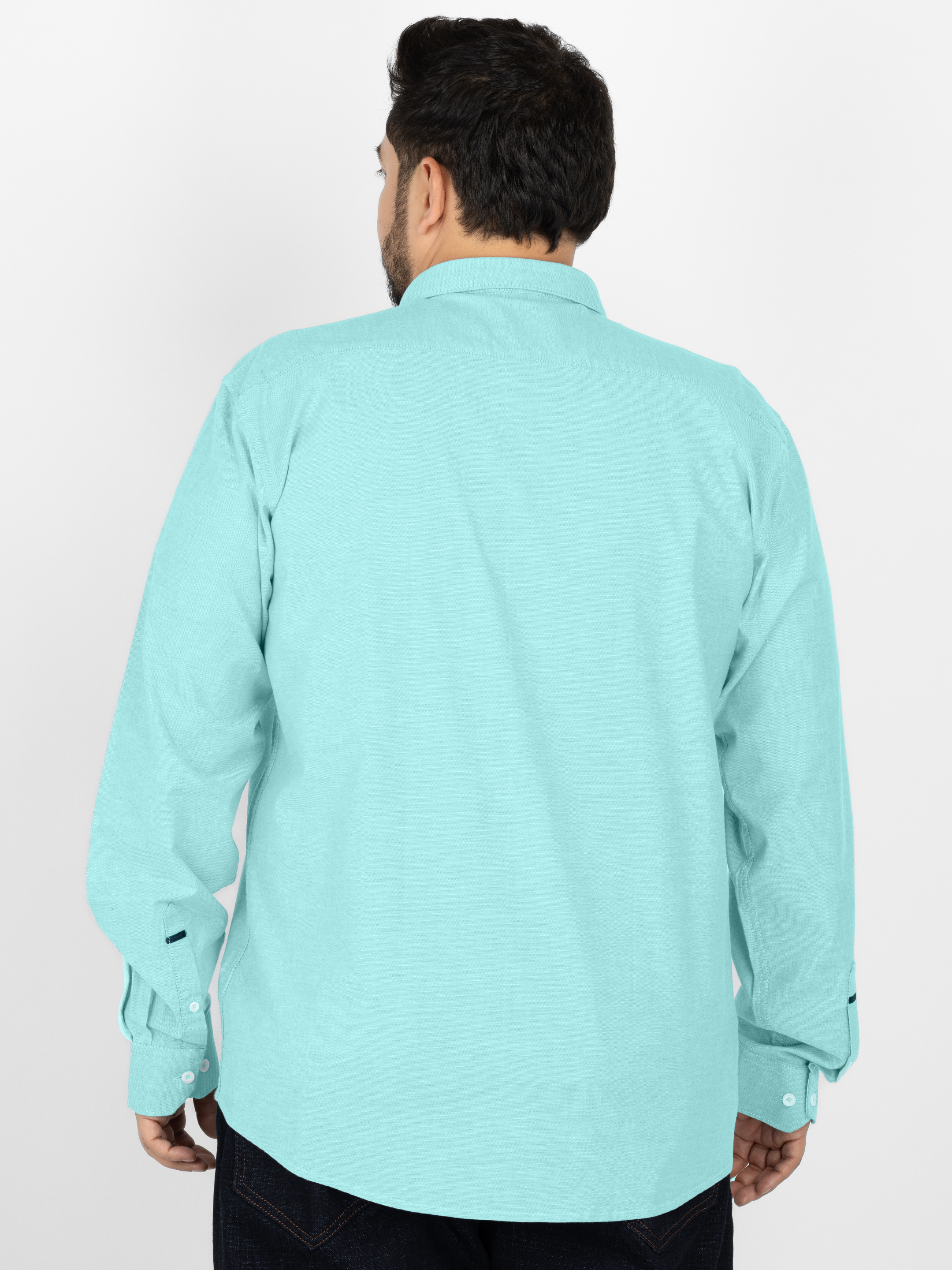 WHATZ Premium Oxford Shirt for Men Full Sleeves