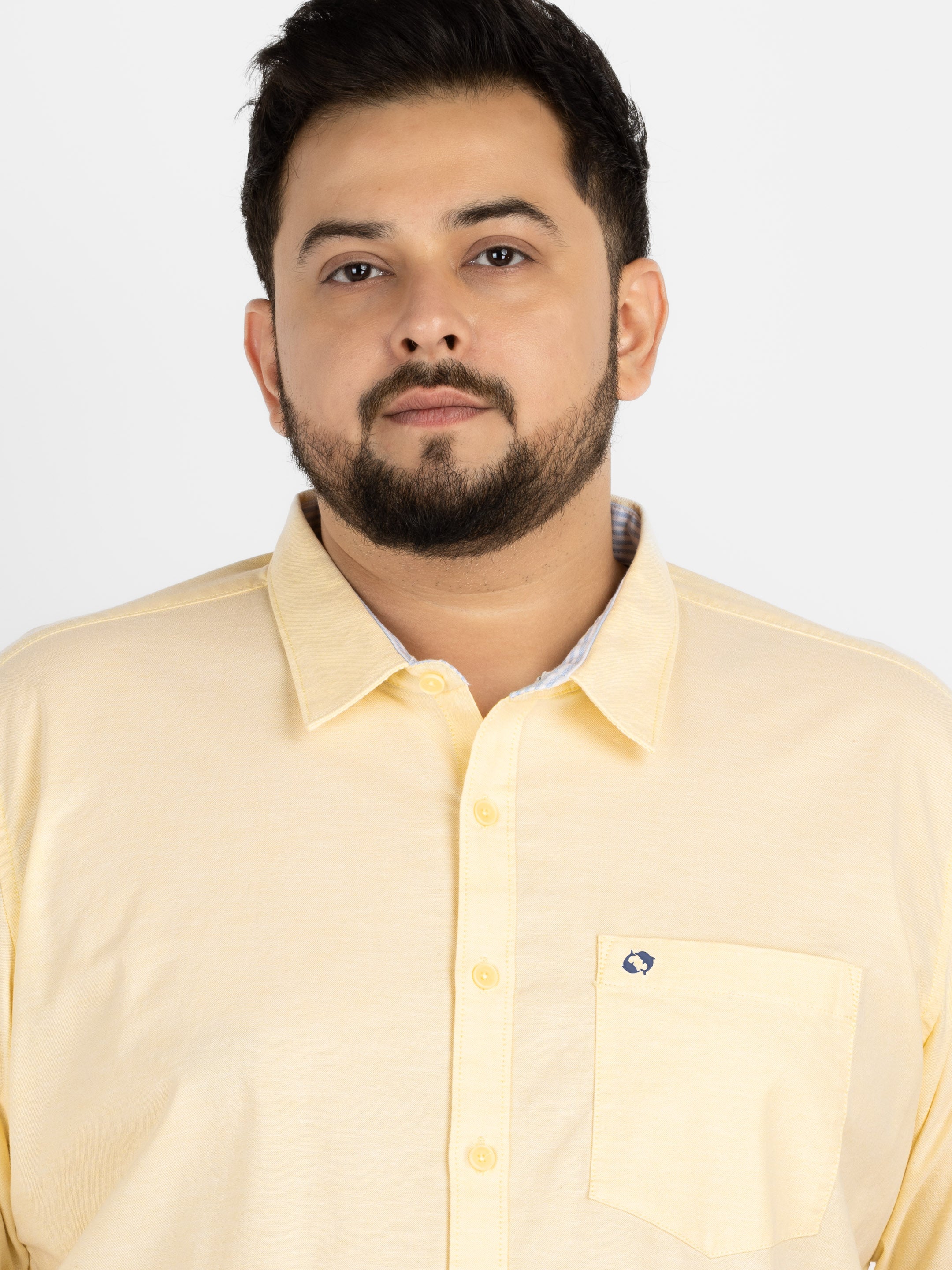 WHATZ Premium Oxford Shirt for Men Half Sleeve