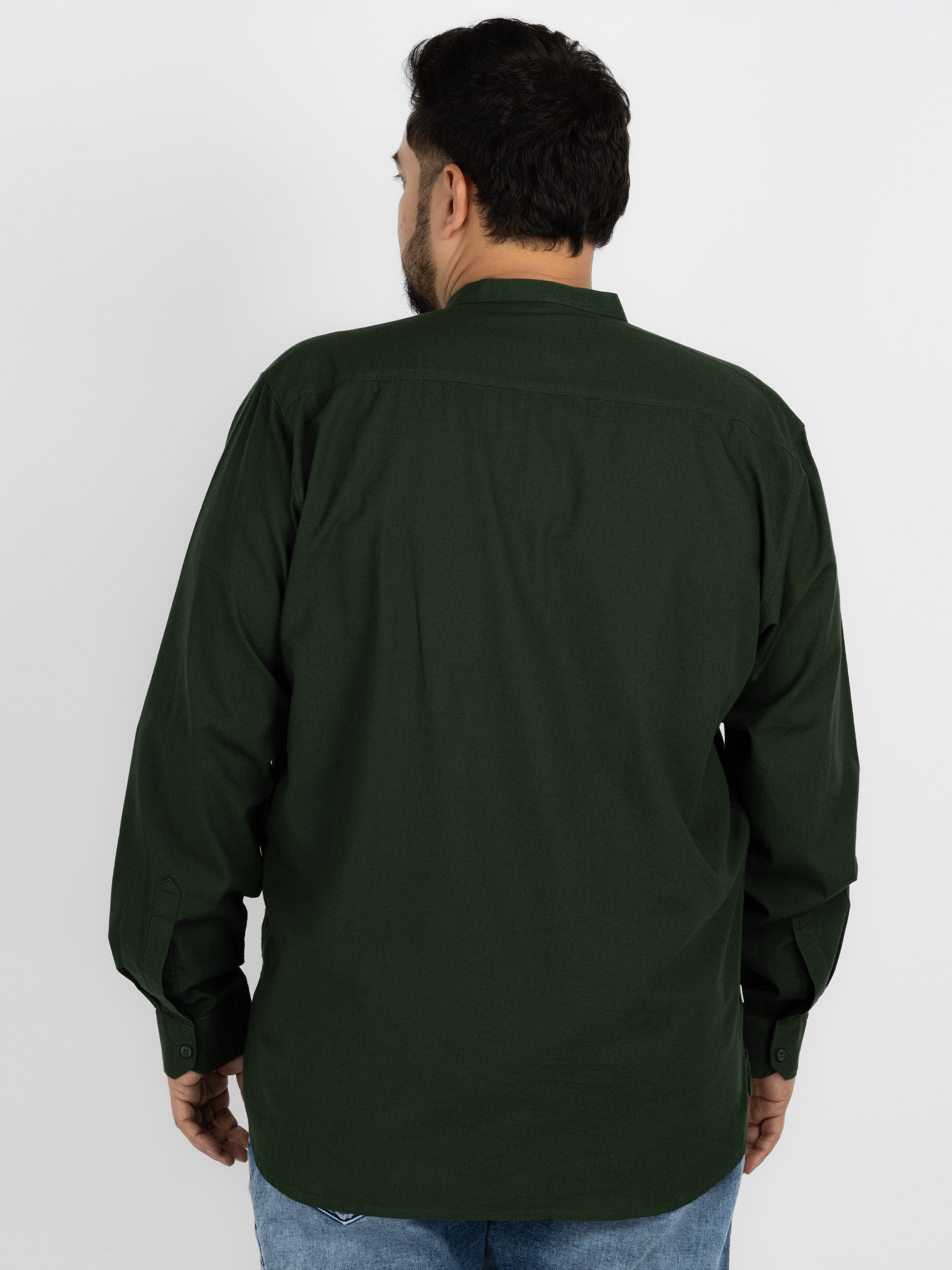 WHATZ Quiet Form Solid Short Kurta for Men