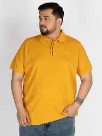 WHATZ Stripe Detail Polo T-shirt For Men