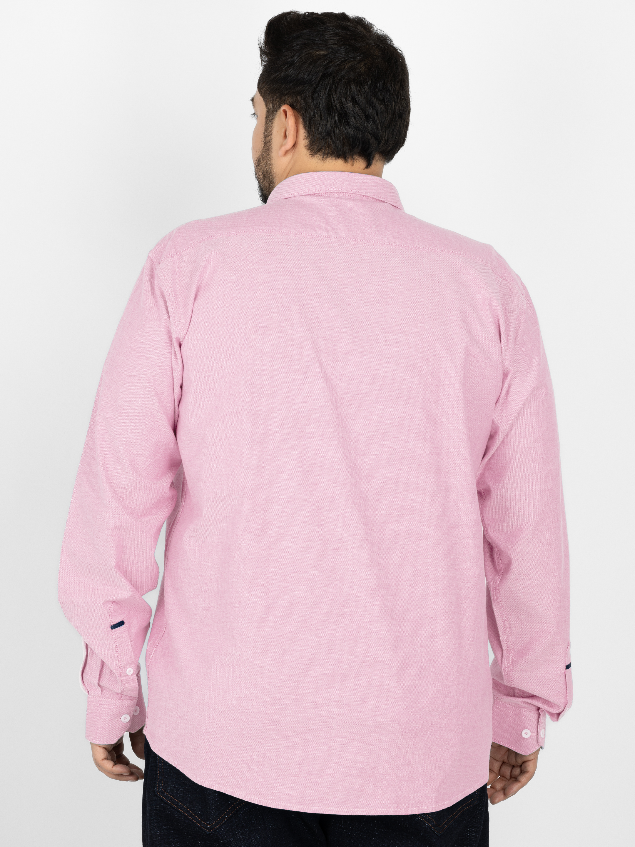 WHATZ Premium Oxford Shirt for Men Full Sleeves