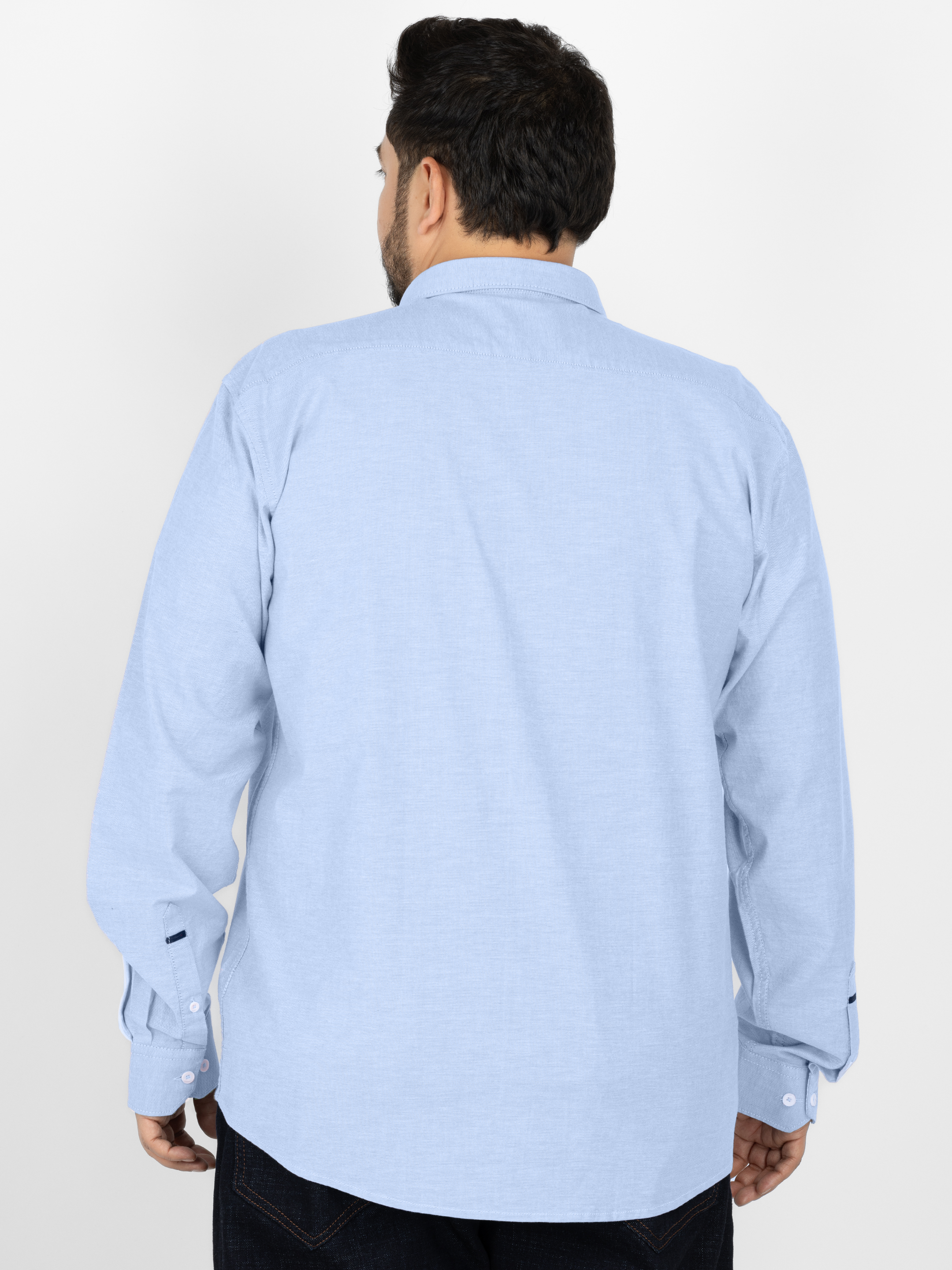 WHATZ Premium Oxford Shirt for Men Full Sleeves