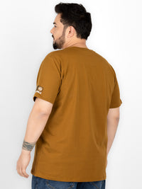 WHATZ Motivational Graphic Round Neck T-Shirt for Men