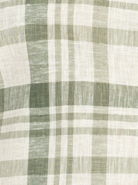 WHATZ Plus Size Plaid Checkered Half Sleeve Shirt for Men