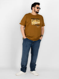 WHATZ Motivational Graphic Round Neck T-Shirt for Men