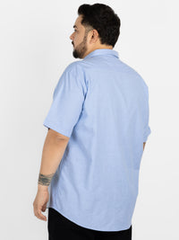 WHATZ Premium Oxford Shirt for Men Half Sleeve