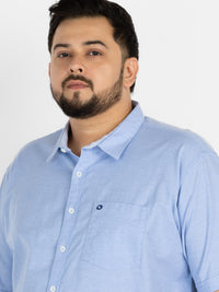 WHATZ Premium Oxford Shirt for Men Half Sleeve