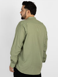 WHATZ Quiet Form Solid Short Kurta for Men