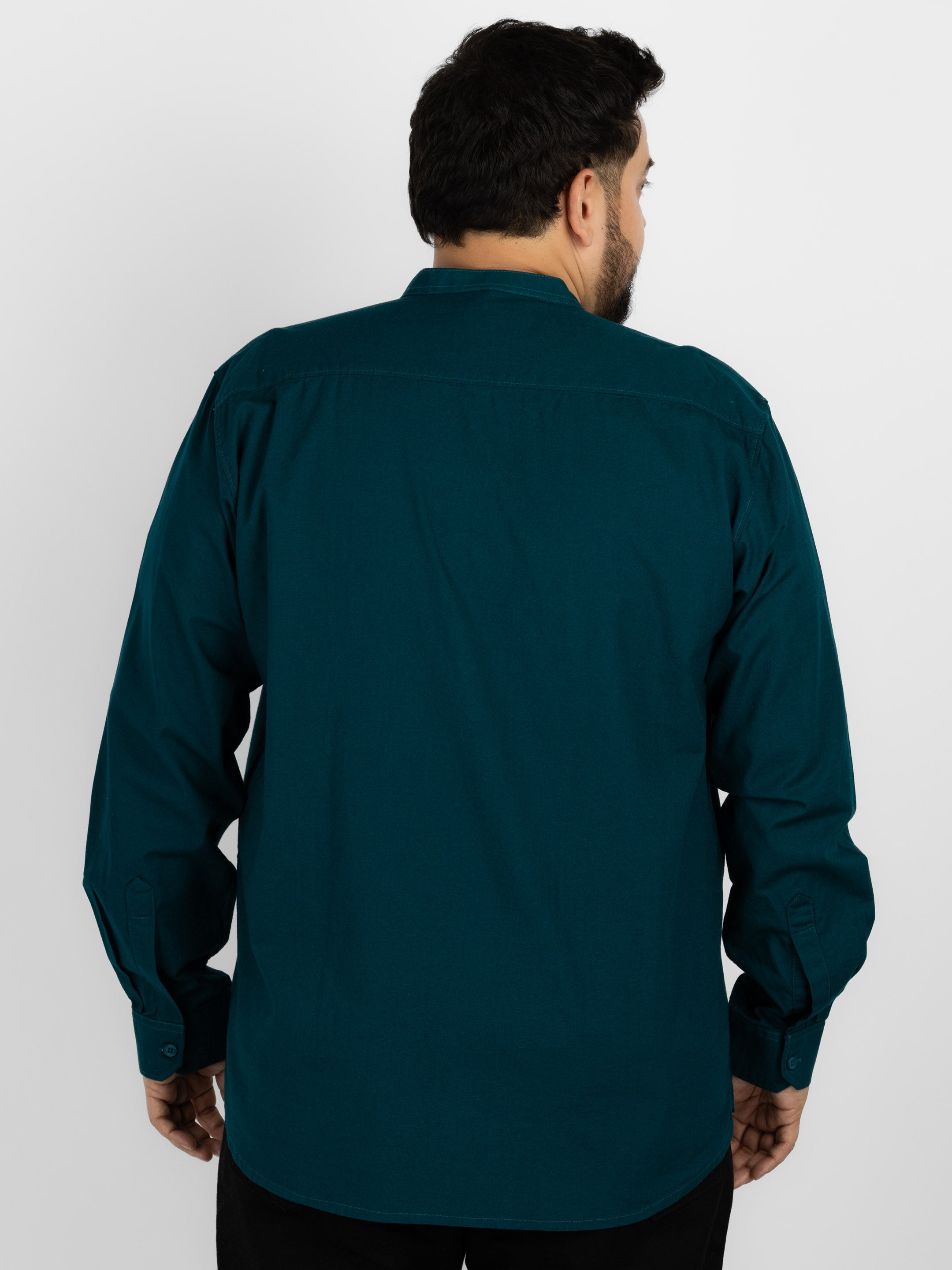 WHATZ Quiet Form Solid Short Kurta for Men