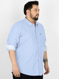WHATZ Premium Oxford Shirt for Men Full Sleeves