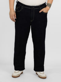WHATZ Mid Rise Straight Fit Denim Jeans for Men