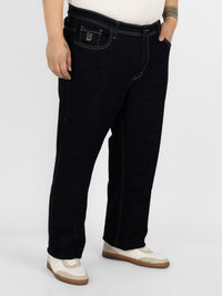 WHATZ Mid Rise Straight Fit Denim Jeans for Men