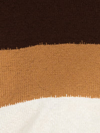 WHATZ Colourblocked Neutral Polo T-Shirt For Men