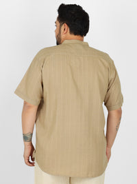 WHATZ Pinnacle Pinstripe Short Kurta for Men