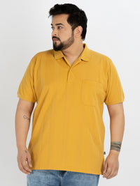 WHATZ Vertical Textured Jacquard Polo T-shirt For Men