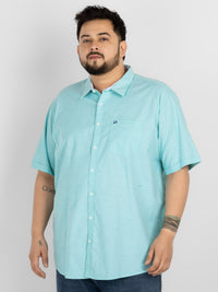 WHATZ Premium Oxford Shirt for Men Half Sleeve