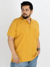 WHATZ Vertical Textured Jacquard Polo T-shirt For Men