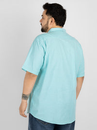 WHATZ Premium Oxford Shirt for Men Half Sleeve