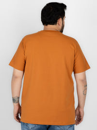 SO WHAT Glitch Shield Graphic Round Neck T-Shirt for Men
