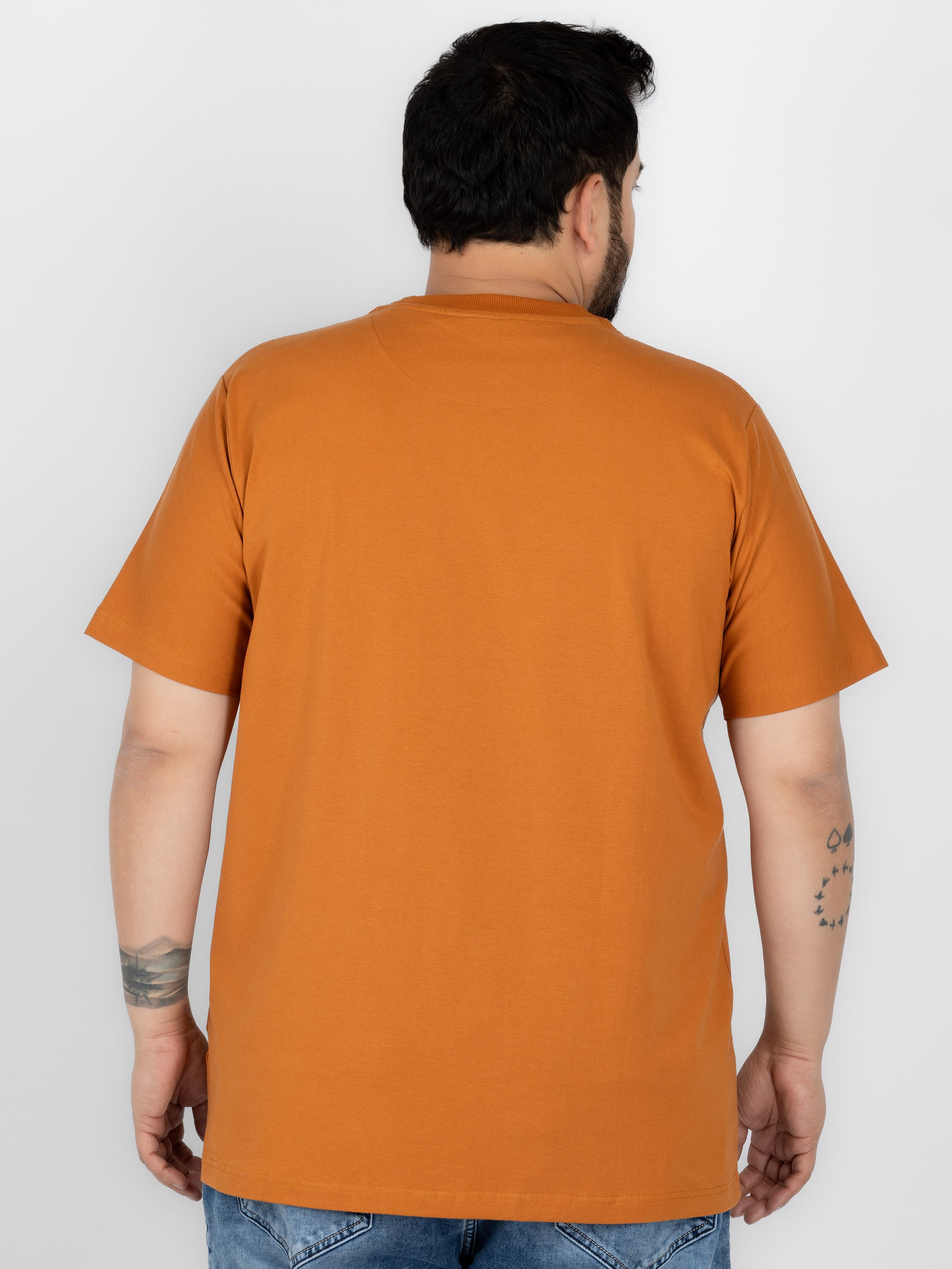 SO WHAT Glitch Shield Graphic Round Neck T-Shirt for Men
