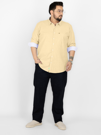 WHATZ Premium Oxford Shirt for Men Full Sleeves