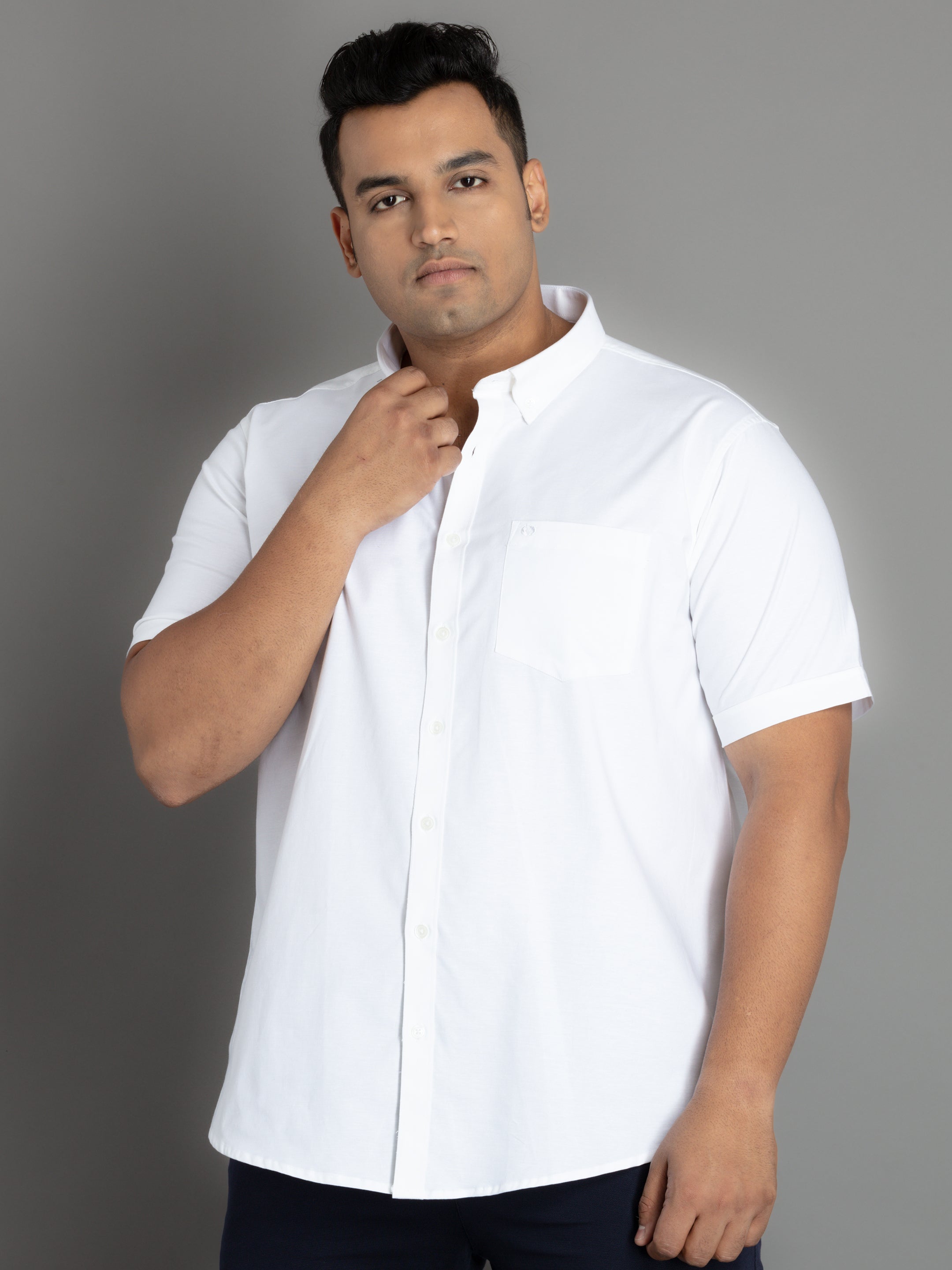 【新品未使用】epa half oxford shirt\"WHT\" 予約]half oxford shirt