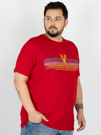 WHATZ Change Nothing Slogan Graphic Round Neck T-Shirt For Men