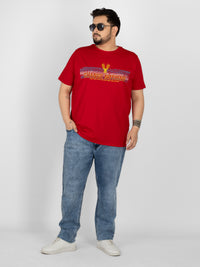 WHATZ Change Nothing Slogan Graphic Round Neck T-Shirt For Men