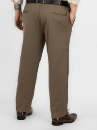 WHATZ Tailored Fit Lycra Formal Trousers for Men