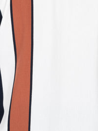 WHATZ Heritage Panel Stripe Polo T-Shirt for Men