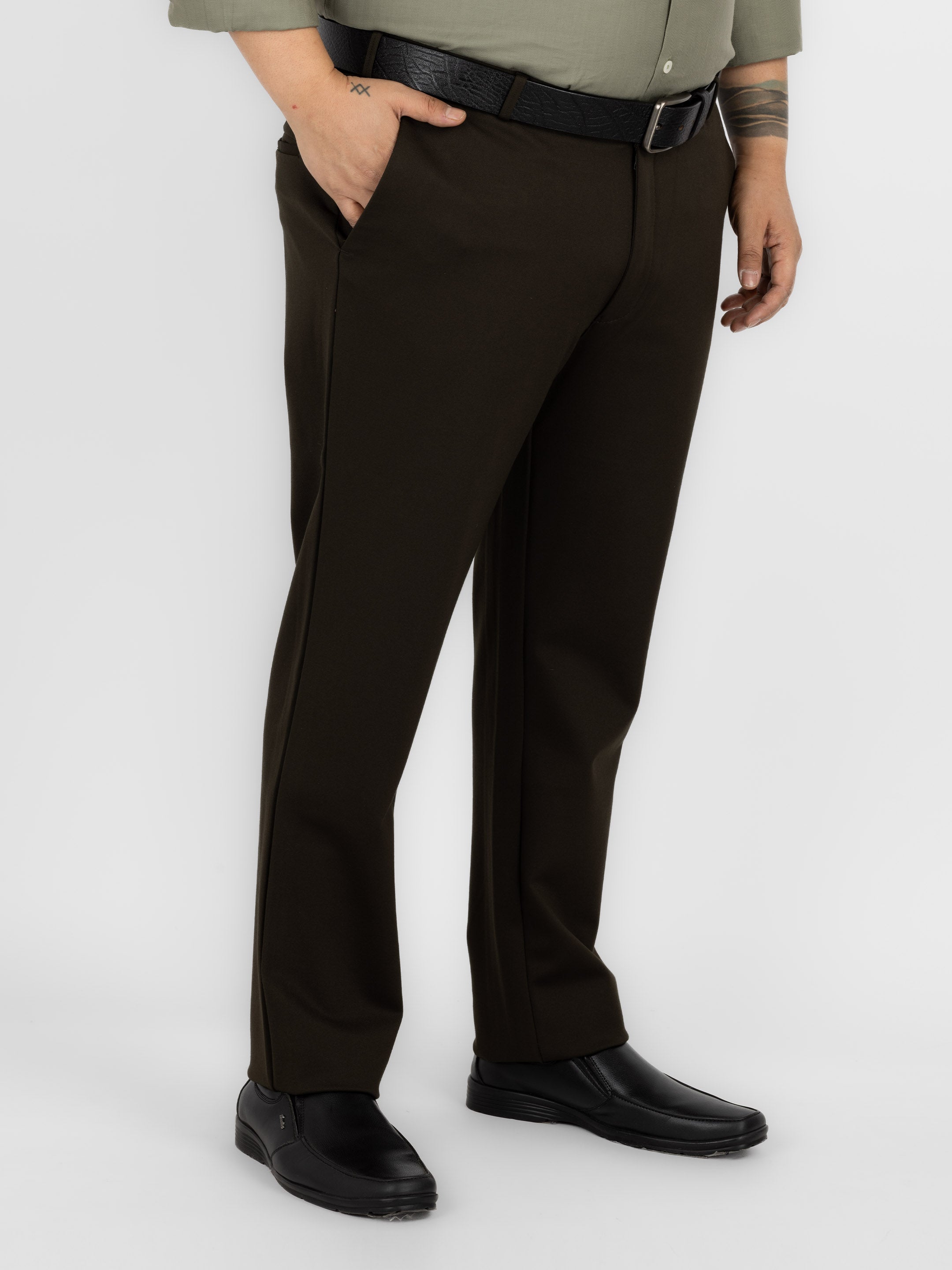 WHATZ Premium Tailored Formal Trousers for Men