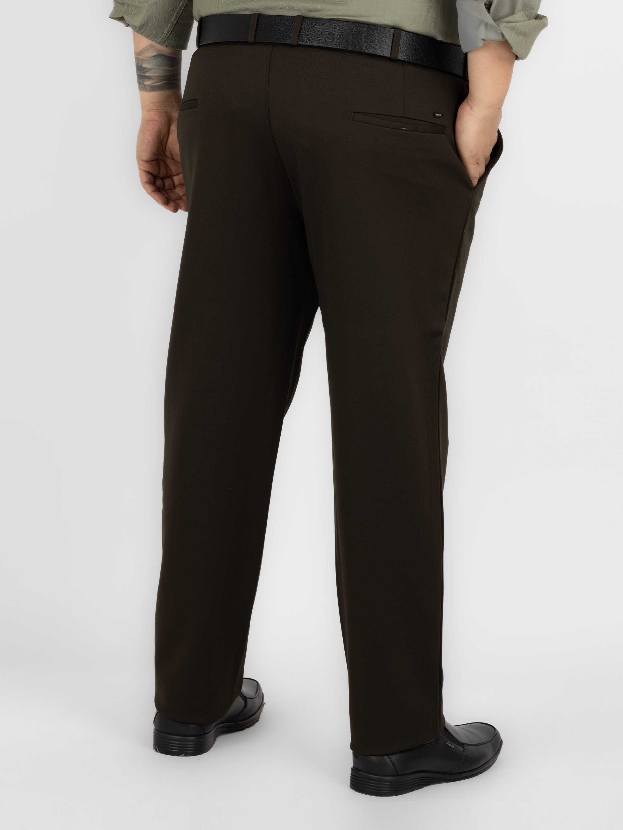 WHATZ Premium Tailored Formal Trousers for Men