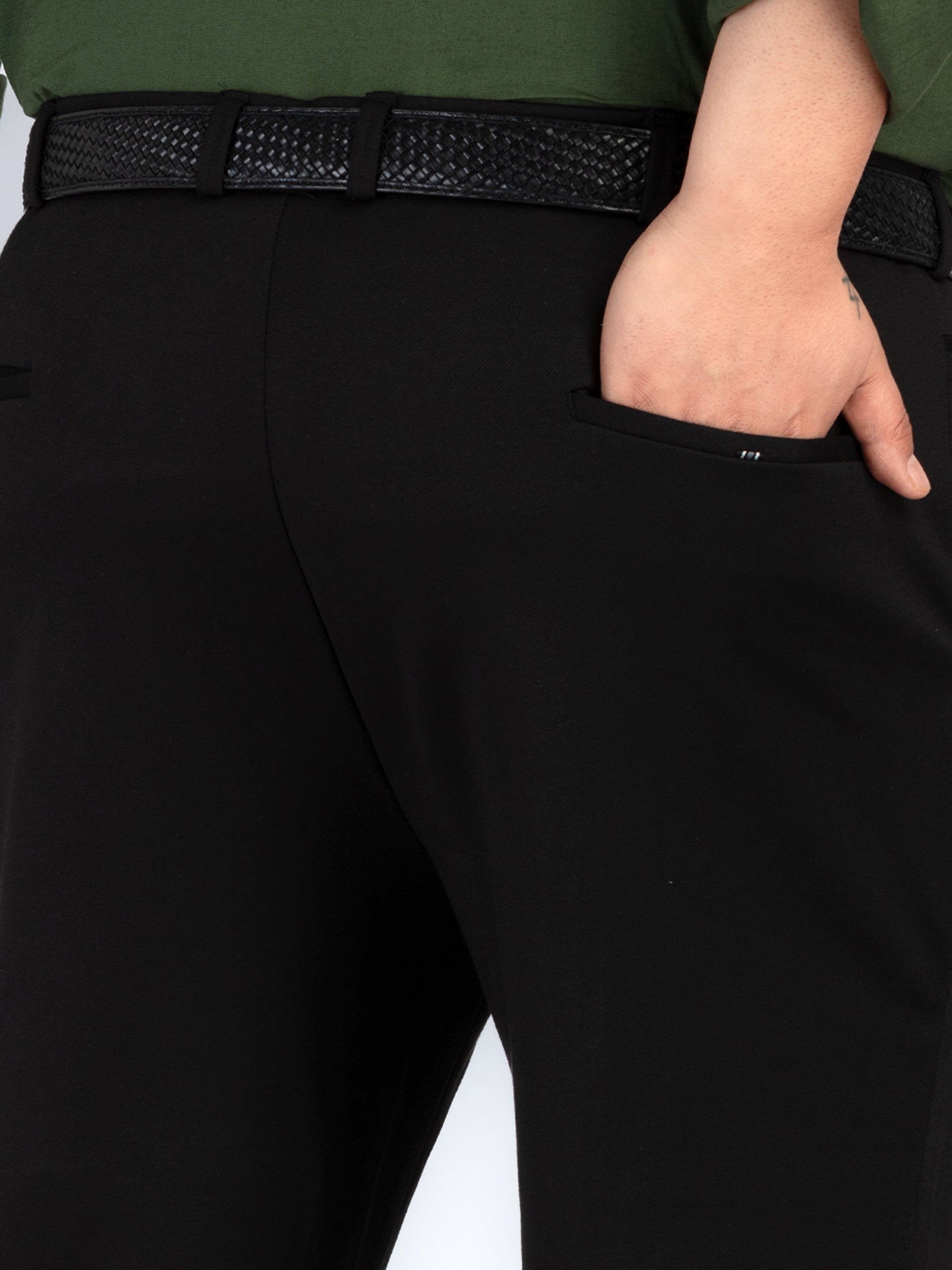 WHATZ Premium Tailored Formal Trousers for Men