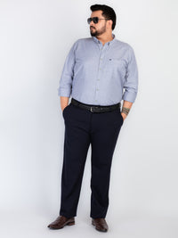 Whatz Solid Refined Formal Trousers For Men